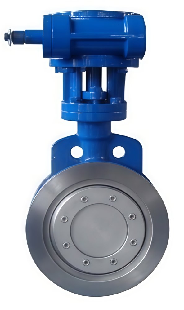 Затвор дисковый с тройным эксцентриситетом межфланцевый