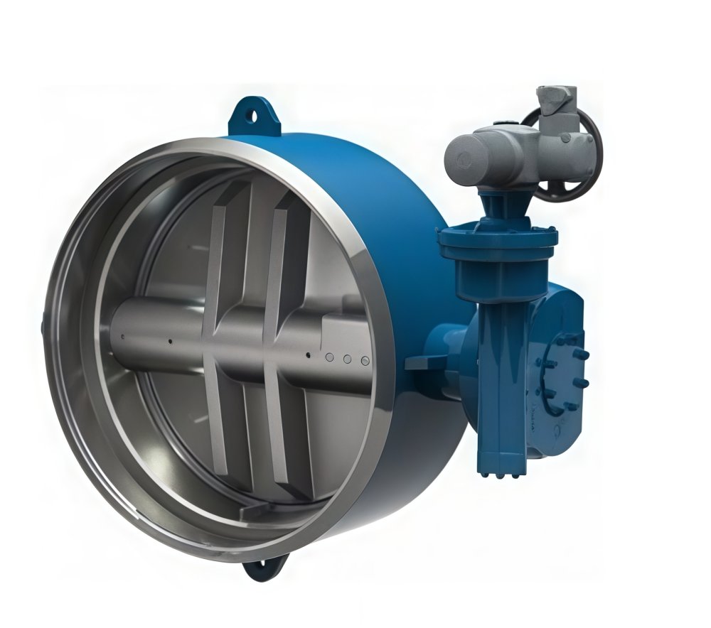 Затвор дисковый с тройным эксцентриситетом под приварку