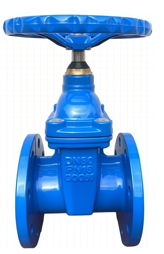 Задвижка с обрезиненным клином