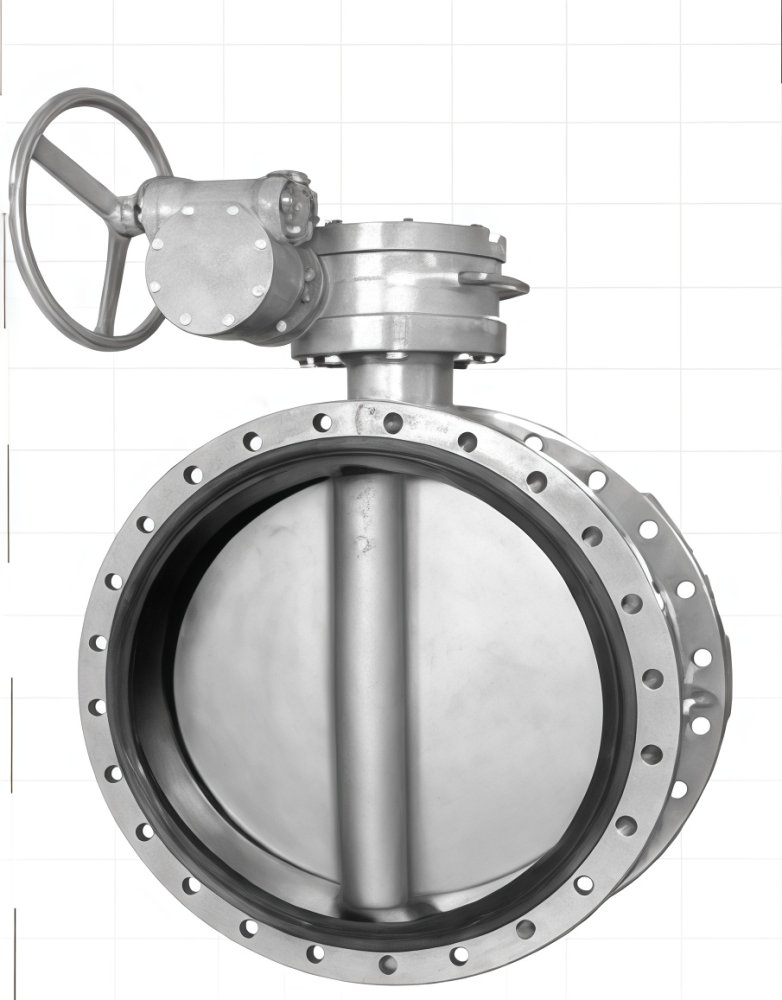 Затвор дисковый фланцевый с редуктором
